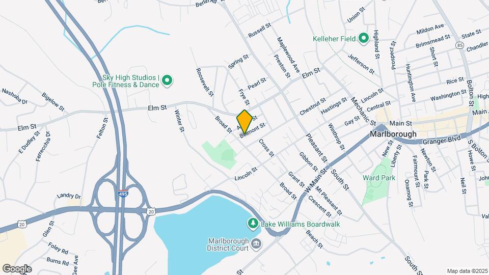 50 Belmont St, Unit 2 Map and Location Details