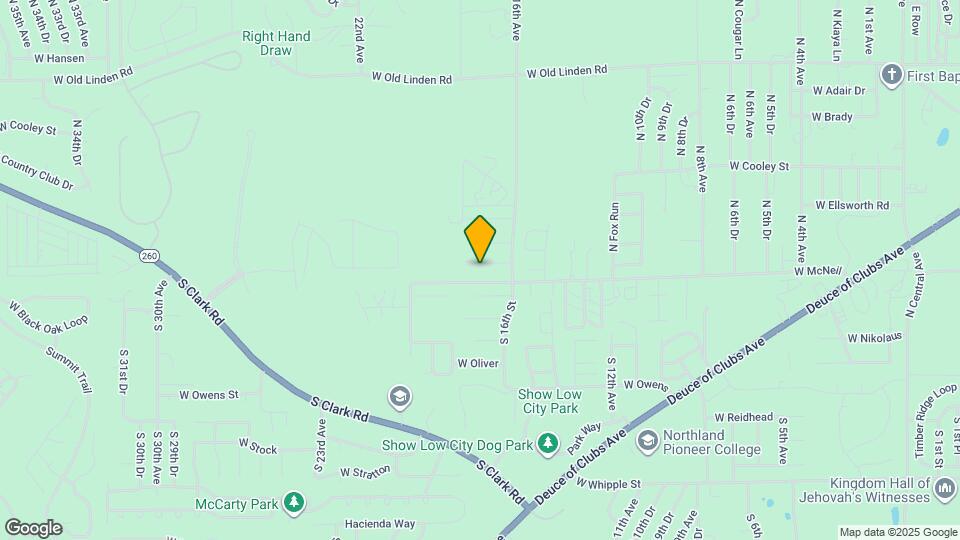 1721 W Huning Map and Location Details