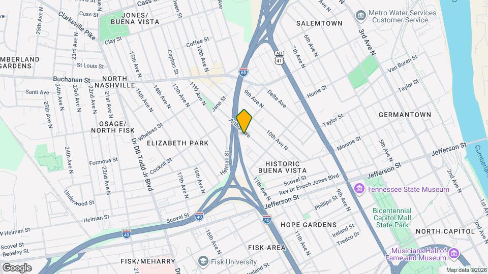 1533 Arthur Ave Map and Location Details