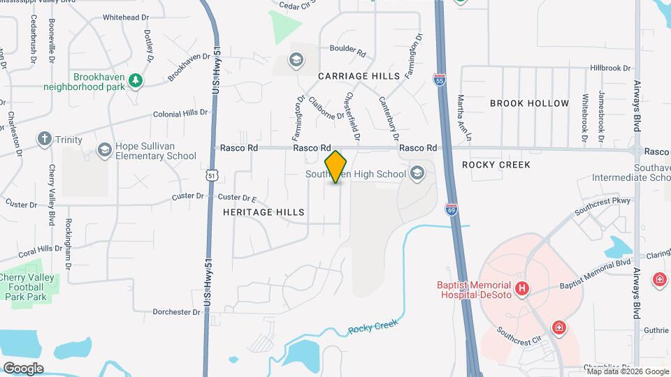 7851 Chesterfield Dr S Map and Location Details