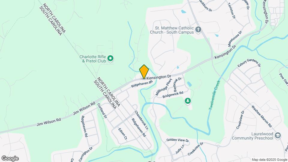 1016 Ridgehaven Rd Map and Location Details