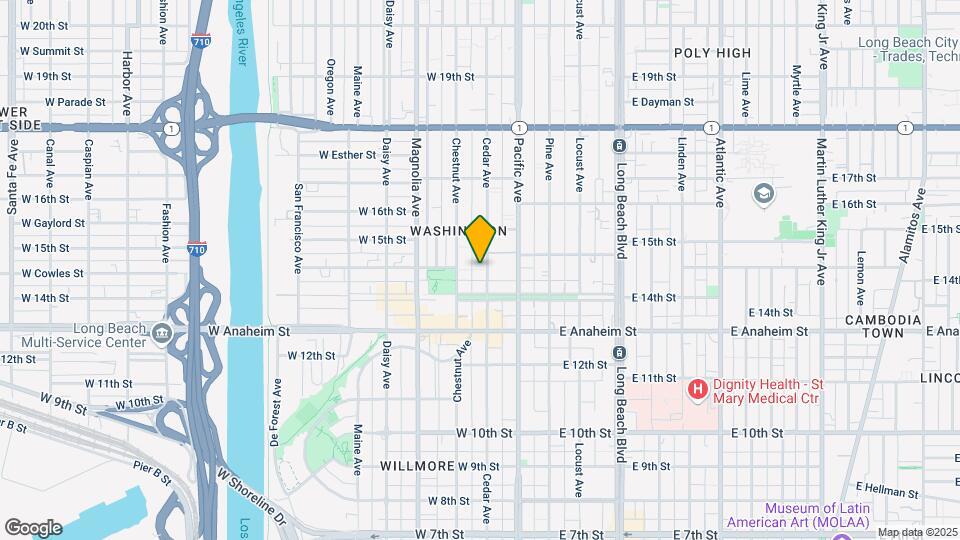 1425 Cedar Ave Map and Location Details