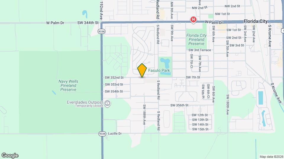 18800 SW 352nd St Mapa y Detalles de la Ubicación