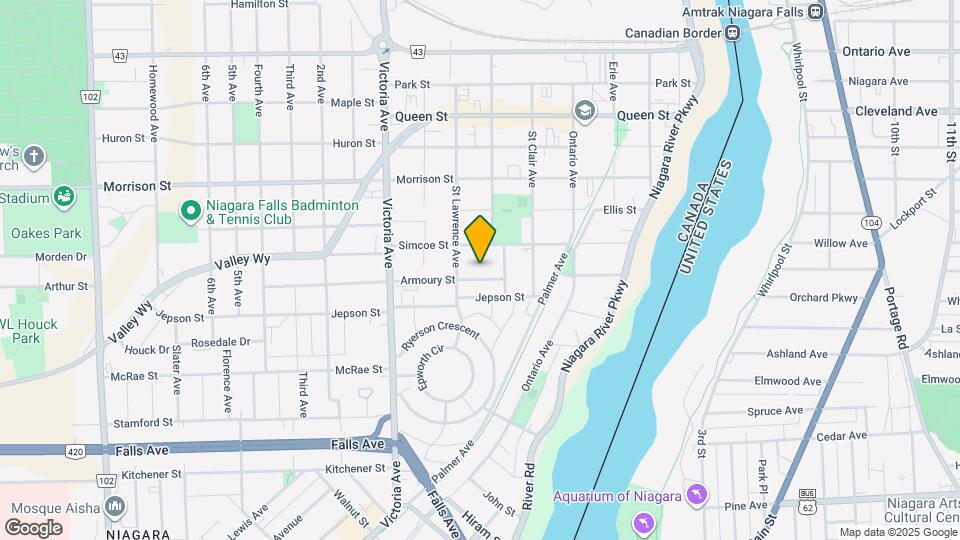 4599 Armoury St Map and Location Details