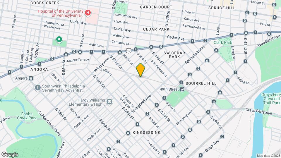 933 S Paxon St Map and Location Details