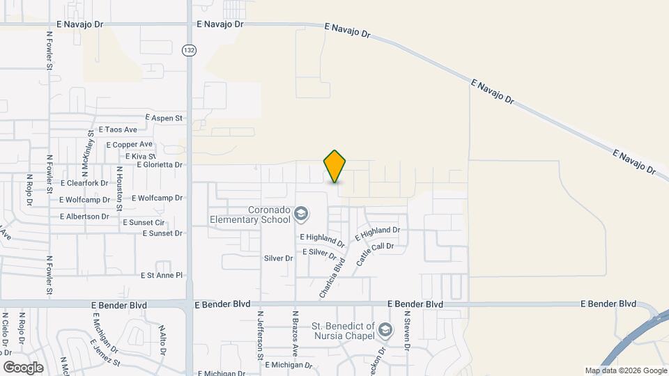 2817 N Platino Dr Mapa y Detalles de la Ubicación