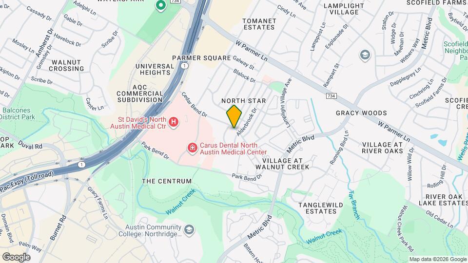 12212 Alderbrook Dr Map and Location Details