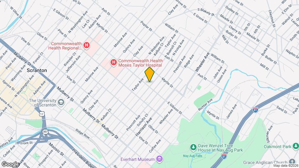 807 N Irving Ave Map and Location Details