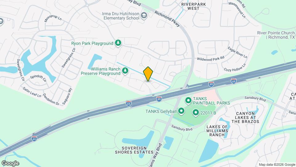 22235 Davenport Downs Ln Mapa y Detalles de la Ubicación