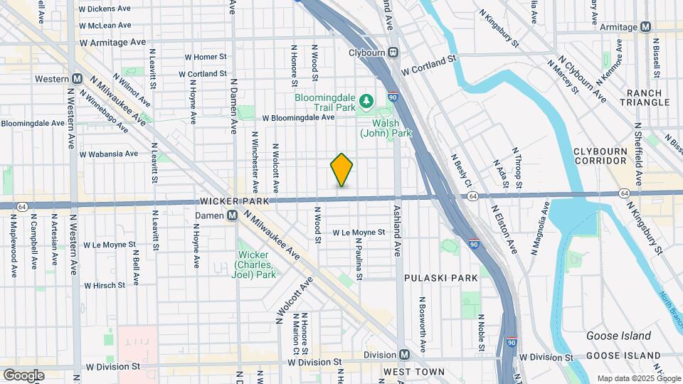 1720 W North Ave, Unit J08P Map and Location Details