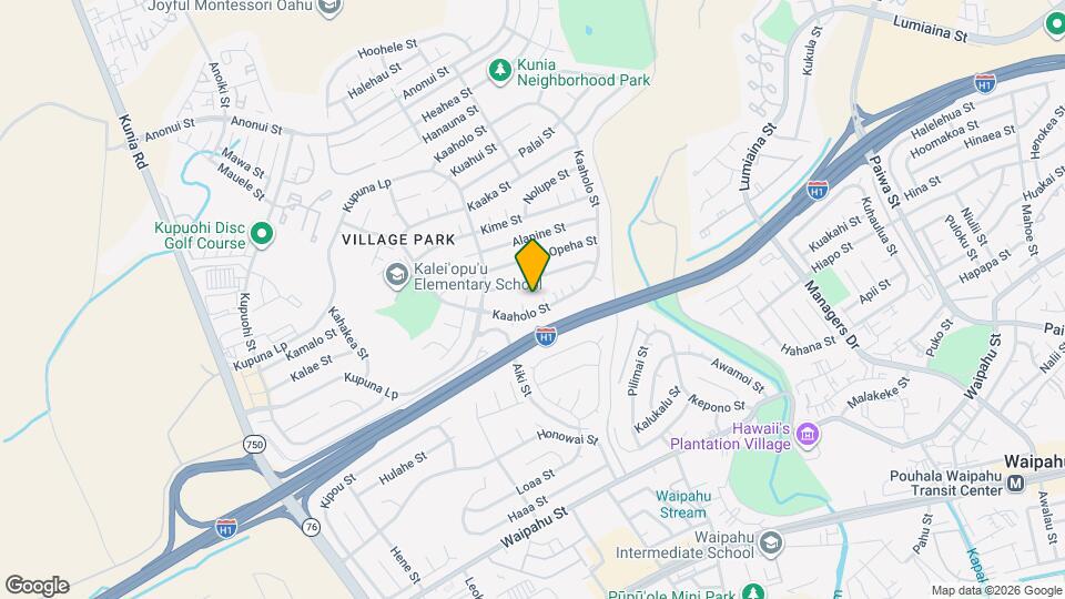 94-802-802 Kaaholo St Map and Location Details