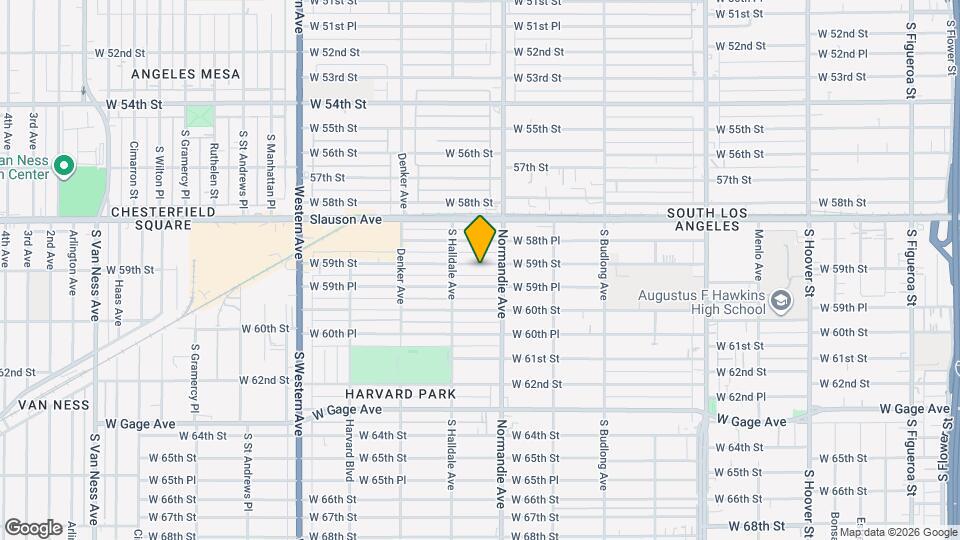 1428 W 59th St Map and Location Details