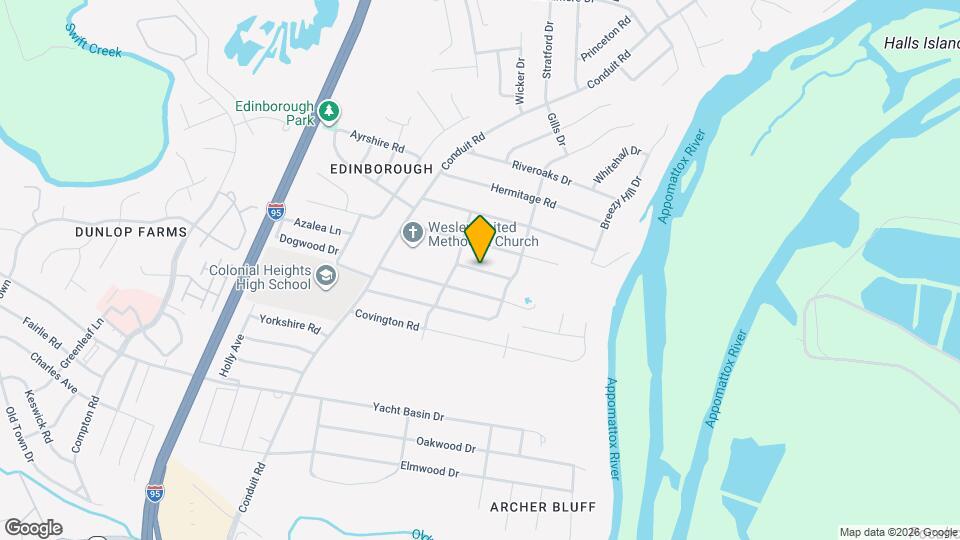 1206 Burlington Dr Mapa y Detalles de la Ubicación