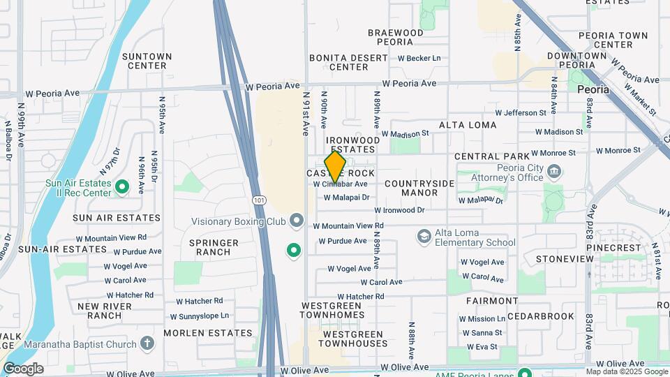 9007 W Cinnabar Ave Map and Location Details