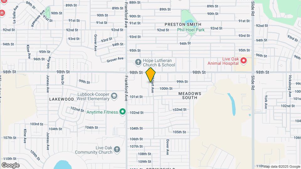 9904 Elkhart Ave Map and Location Details