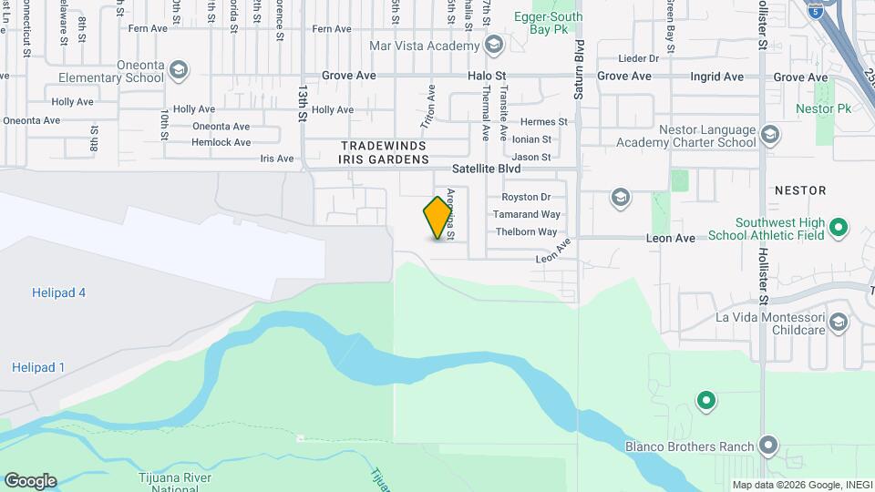 1611 Sombrero Way Map and Location Details