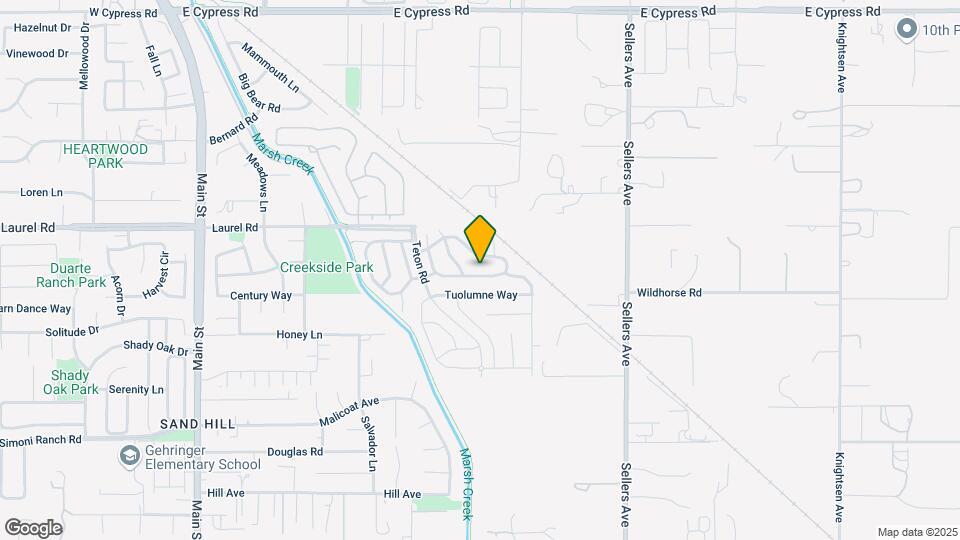 1345 Yosemite Cir Map and Location Details
