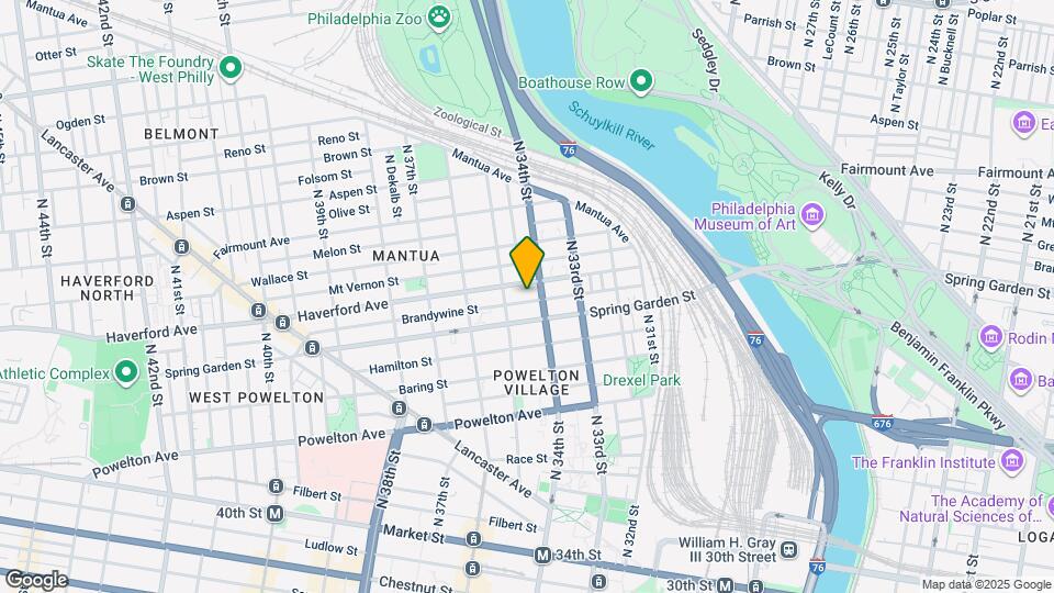 3411 Brandywine St Map and Location Details