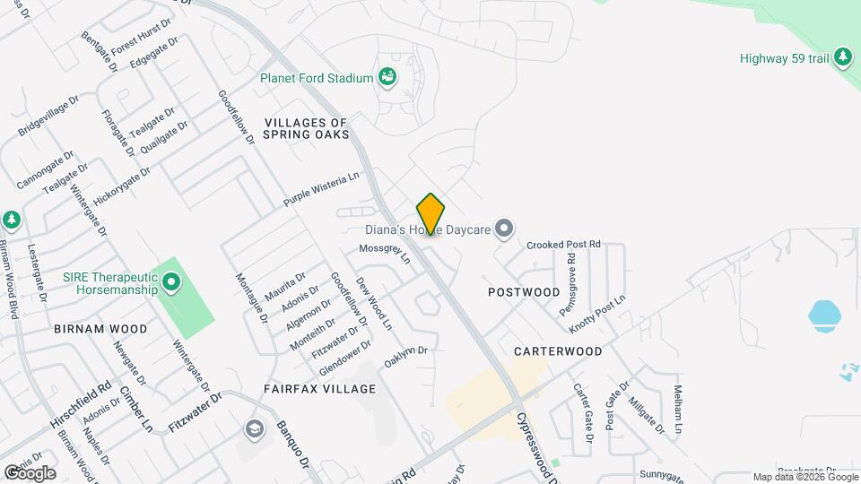 23226 Postwood Park Ln Map and Location Details