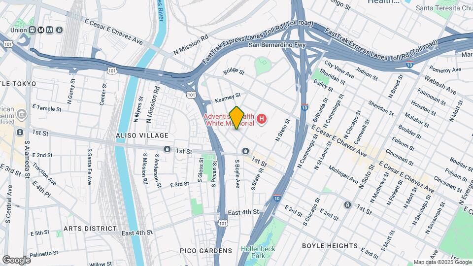 1616 Pennsylvania Ave Map and Location Details