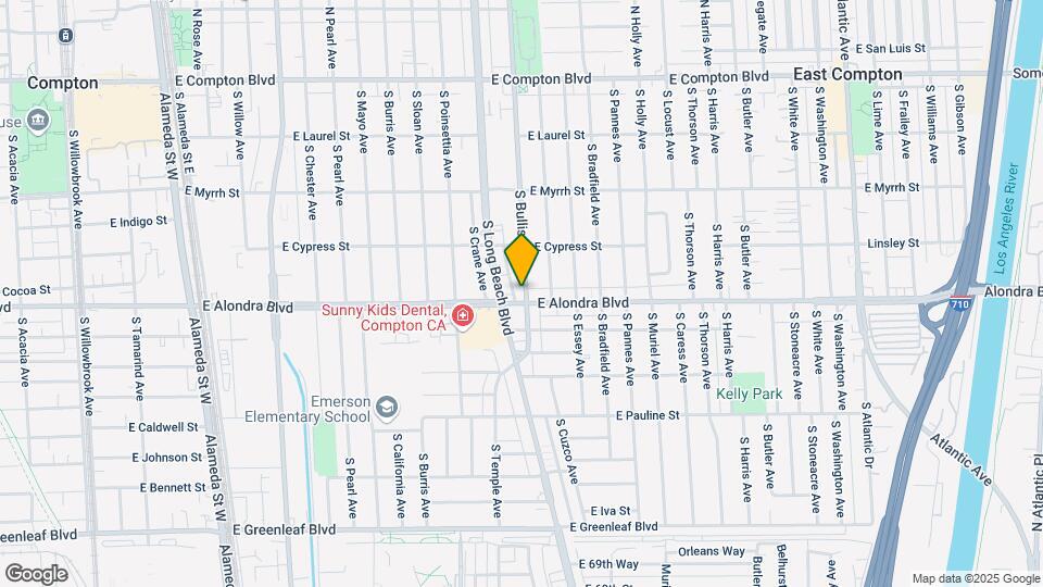 1415 E Alondra Blvd Mapa y Detalles de la Ubicación