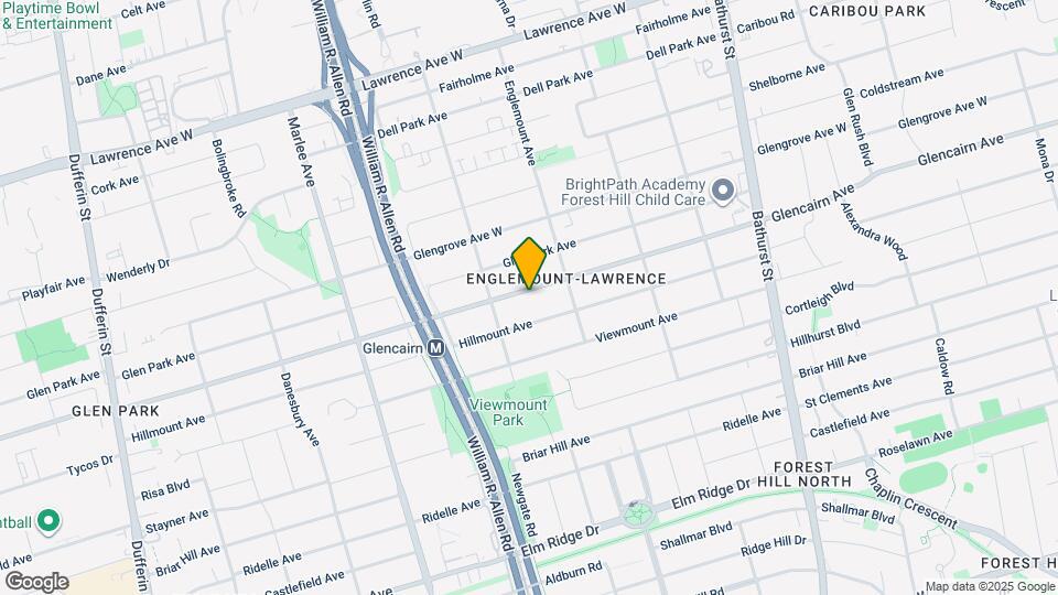 681 Glencairn Ave Map and Location Details