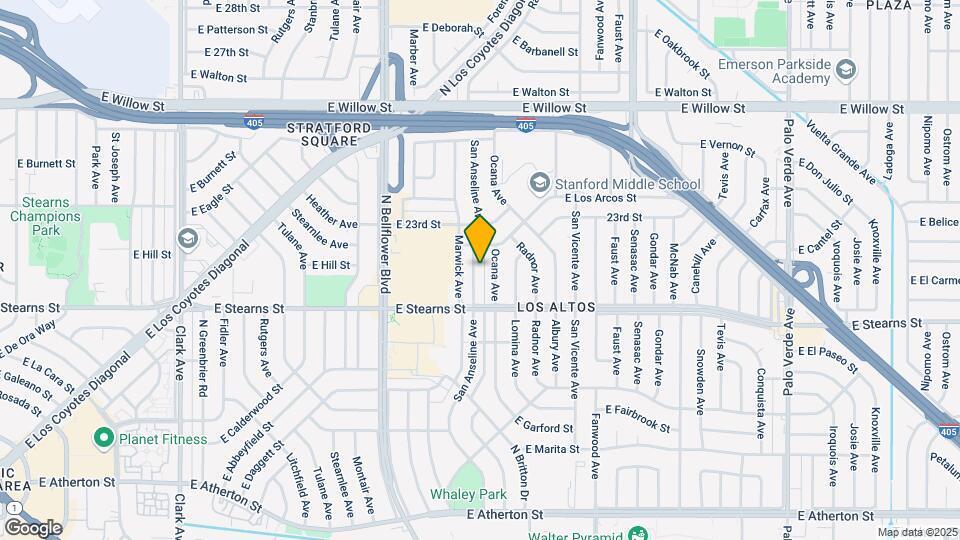 2242 SAN ANSELINE AV Map and Location Details