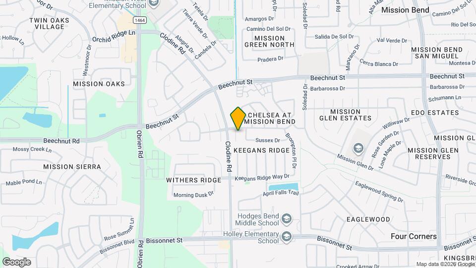 8311 Chelsea Bend Ct Map and Location Details