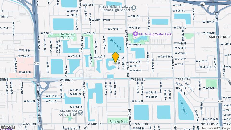 7105 W 13th Ave Map and Location Details