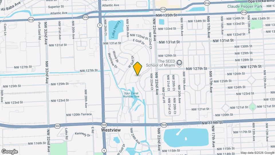 12560 NW 22nd Pl Map and Location Details