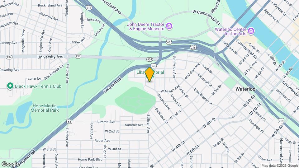 1234 W Mullan Ave Map and Location Details