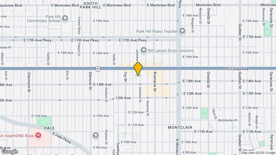 1437 Jasmine St Map and Location Details