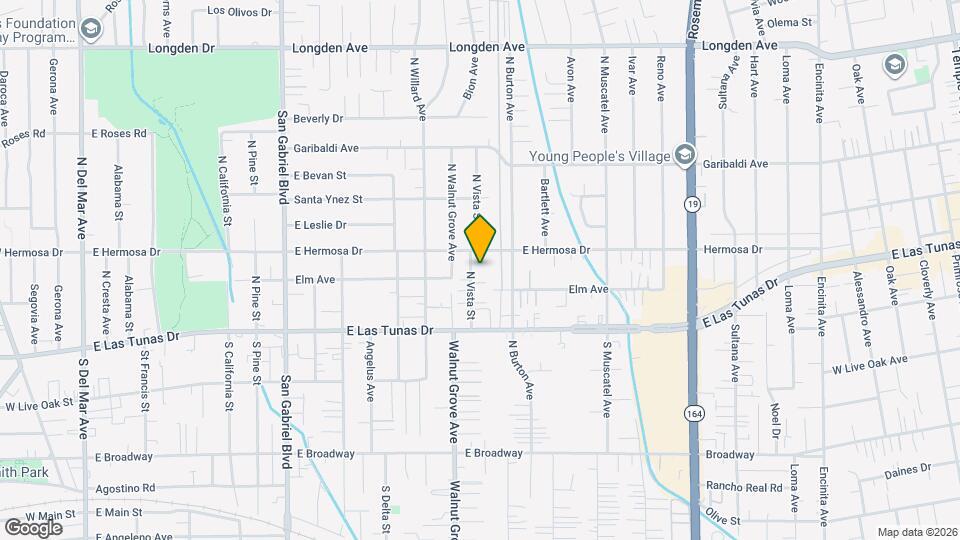 5828 1/2 N Vista Street Unit Mapa y Detalles de la Ubicación