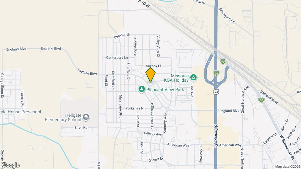 4004 England Blvd Map and Location Details