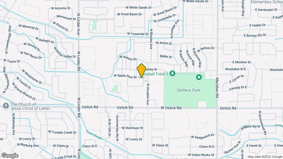861 W Apple Pine St Map and Location Details