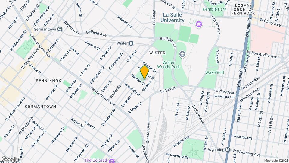 4941 Baynton St Mapa y Detalles de la Ubicación