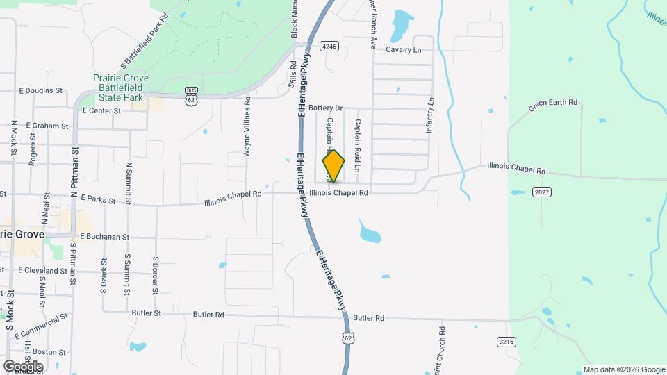 1101 Brigade Blvd Map and Location Details