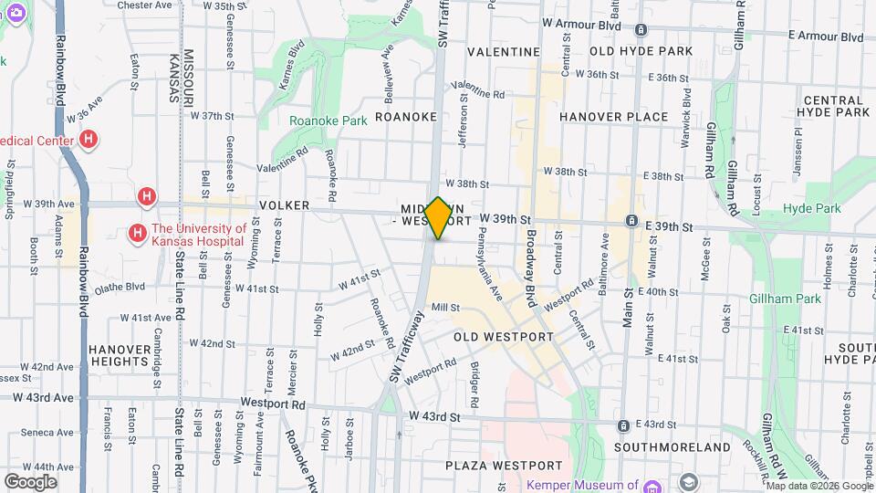 641 W 39th Terrace Map and Location Details