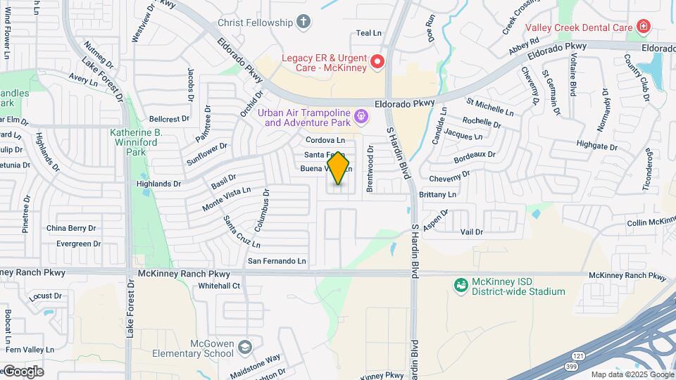 3410 Los Alamos Ln Map and Location Details