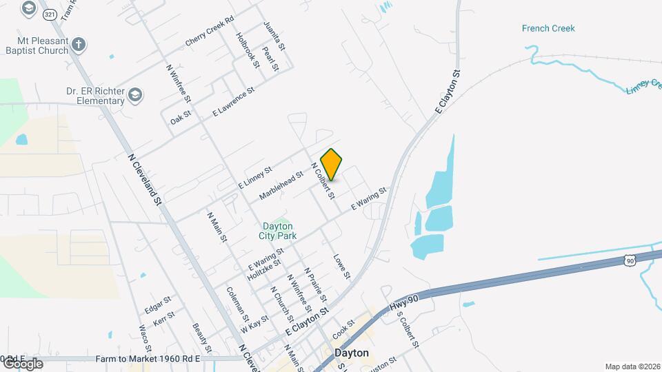 1170 N Colbert St Map and Location Details