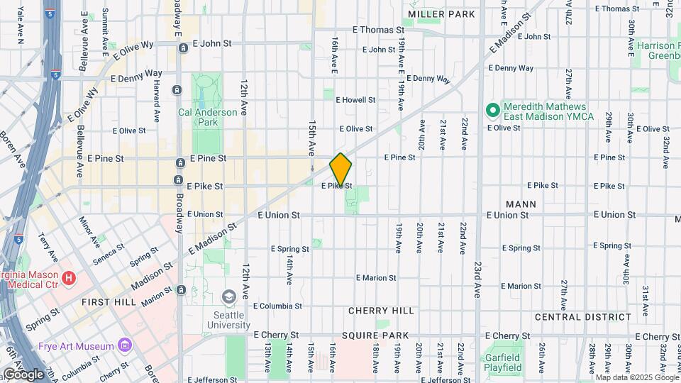 1605 E Pike St Mapa y Detalles de la Ubicación