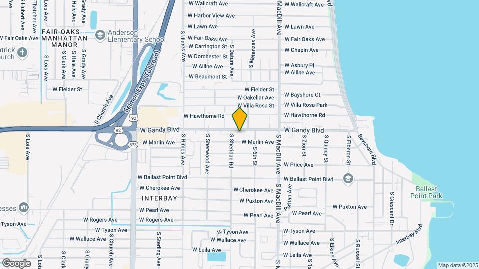 3216 Gandy Blvd Mapa y Detalles de la Ubicación