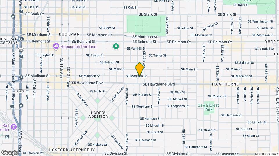 1408 SE 22nd Ave Map and Location Details
