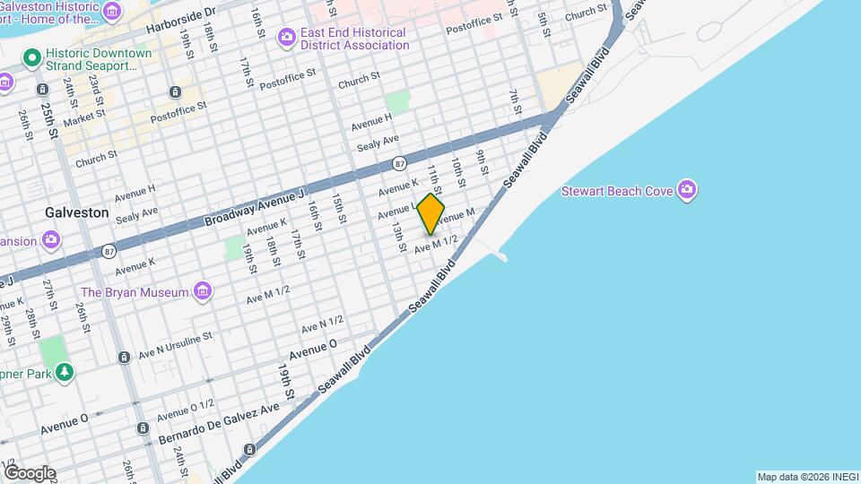 1128 Ave M 1/2 Map and Location Details