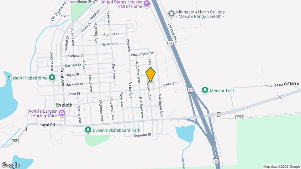 404 N Norman Ave Map and Location Details