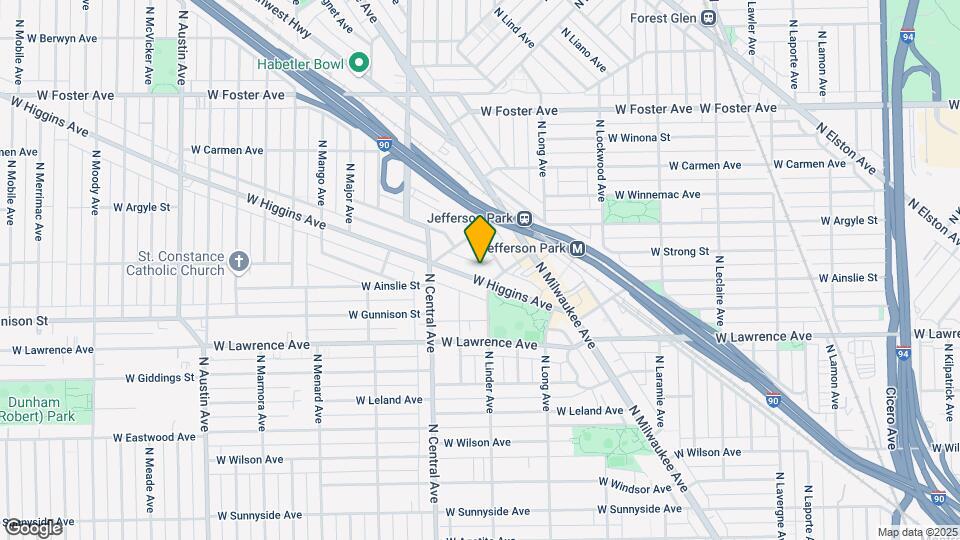 5512 W Higgins Ave Map and Location Details