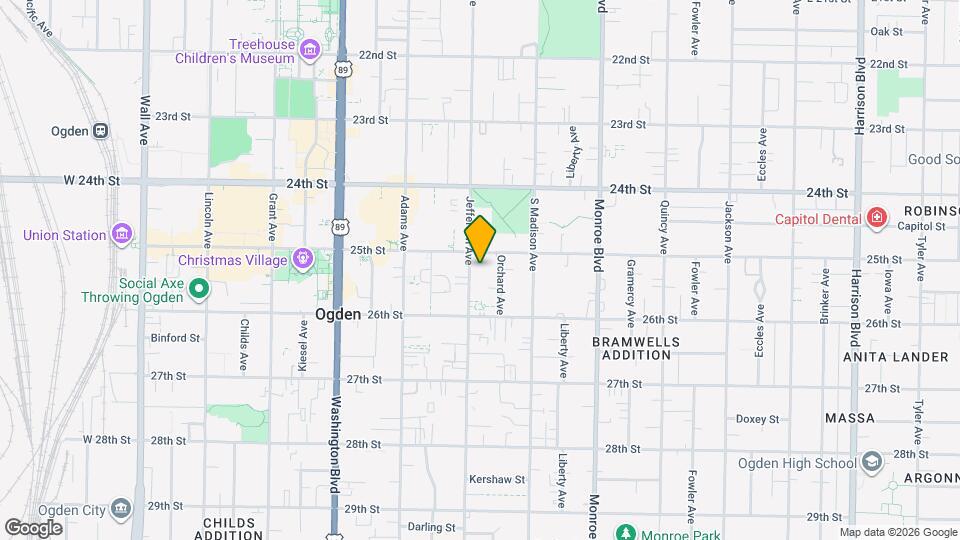 2520 Jefferson Ave, Unit Carriage House Map and Location Details