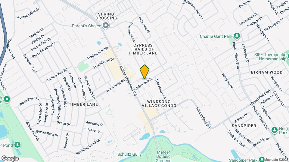 3011 Ciderwood Dr Map and Location Details