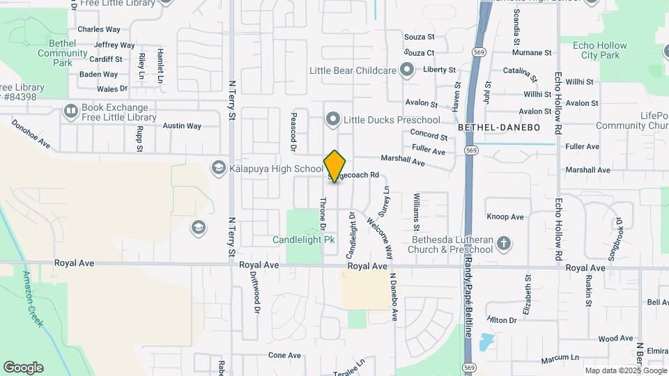 1064 Hollow Way Map and Location Details