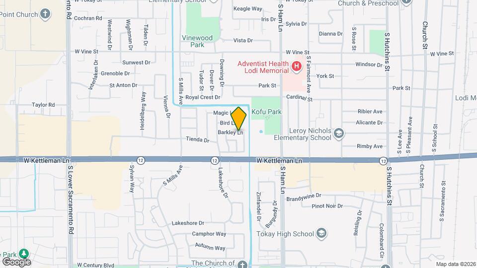 1570 Barkley Ln Map and Location Details